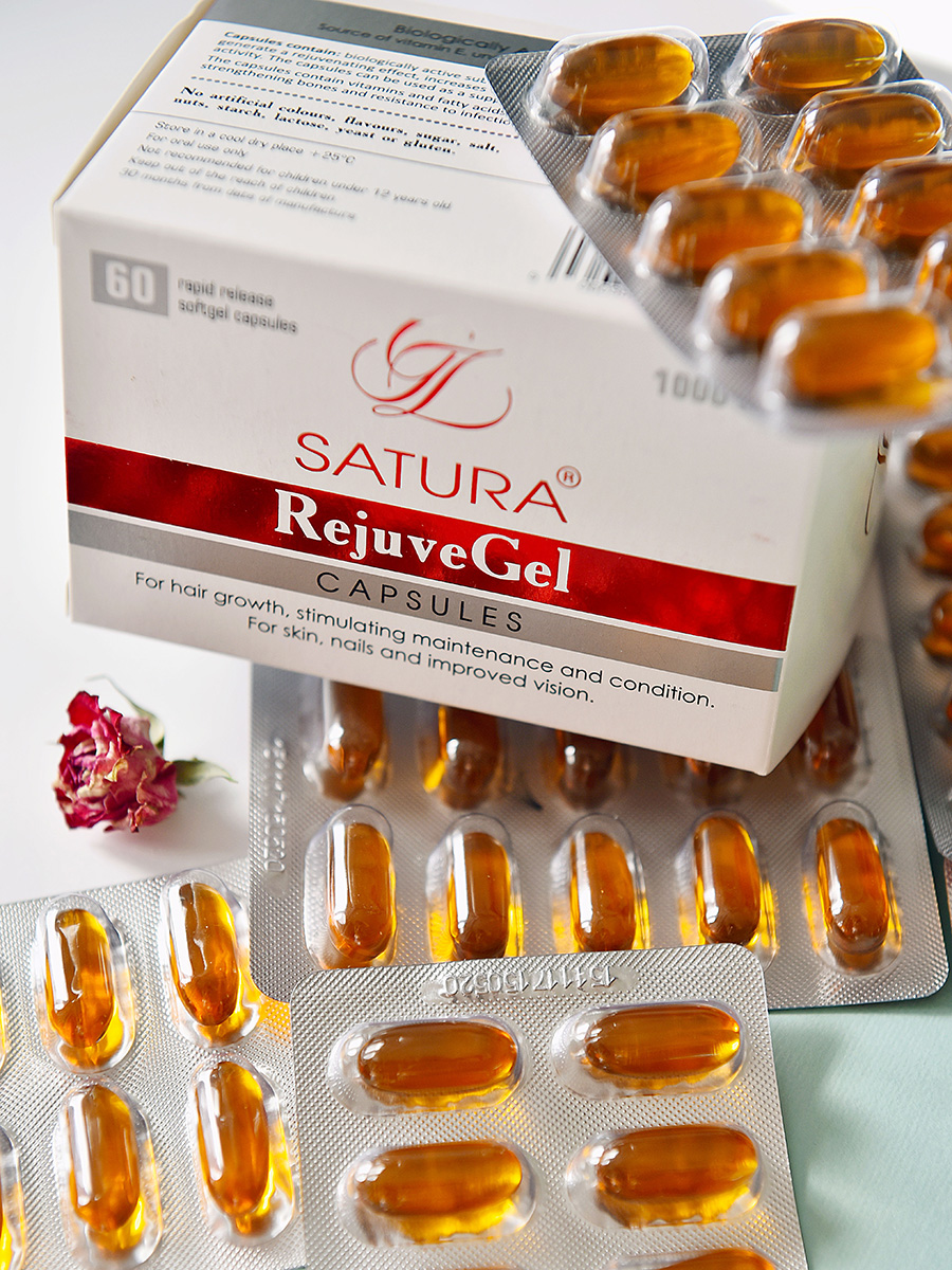 Satura® RejuveGel Capsules - Satura Natural Solutions: Clinically-Proven Hair and Skin Care